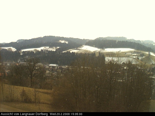 Webcam-Bild: Aussicht vom Dorfberg in Langnau 20080220-150500