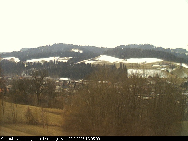 Webcam-Bild: Aussicht vom Dorfberg in Langnau 20080220-160500