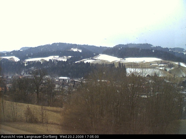 Webcam-Bild: Aussicht vom Dorfberg in Langnau 20080220-170500