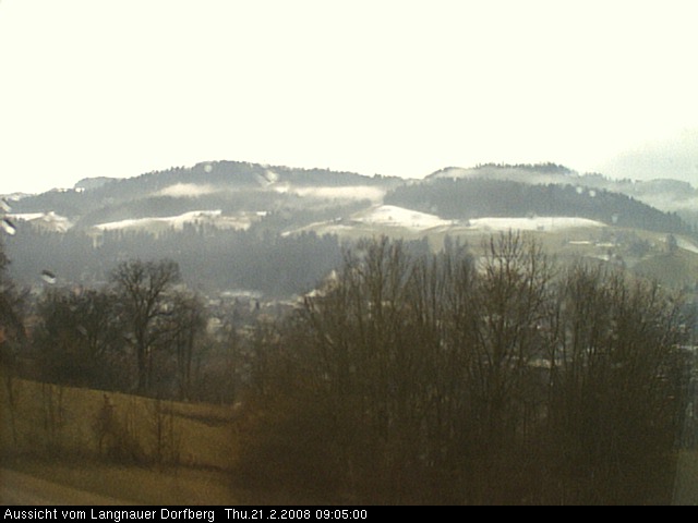 Webcam-Bild: Aussicht vom Dorfberg in Langnau 20080221-090500