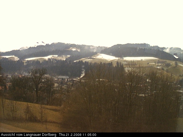 Webcam-Bild: Aussicht vom Dorfberg in Langnau 20080221-110500