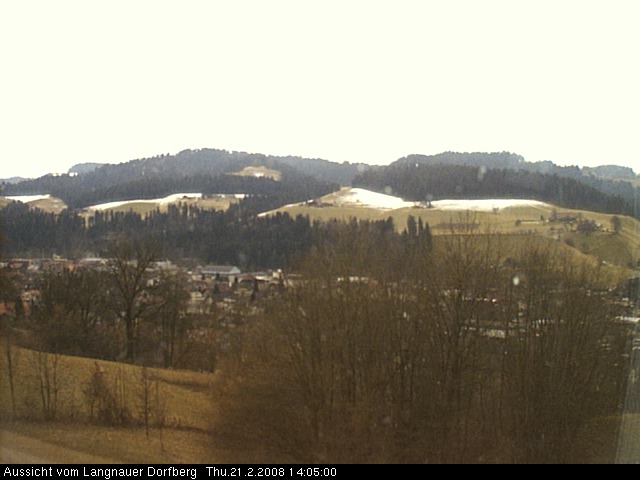 Webcam-Bild: Aussicht vom Dorfberg in Langnau 20080221-140500