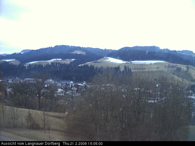 Webcam-Bild: Aussicht vom Dorfberg in Langnau 20080221-150500