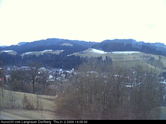 Webcam-Bild: Aussicht vom Dorfberg in Langnau 20080221-160500