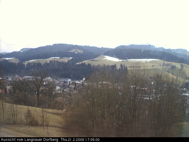 Webcam-Bild: Aussicht vom Dorfberg in Langnau 20080221-170500