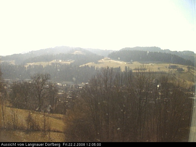Webcam-Bild: Aussicht vom Dorfberg in Langnau 20080222-120500