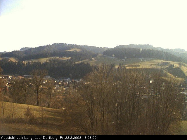 Webcam-Bild: Aussicht vom Dorfberg in Langnau 20080222-160500