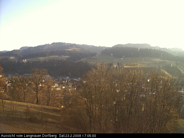 Webcam-Bild: Aussicht vom Dorfberg in Langnau 20080223-170500