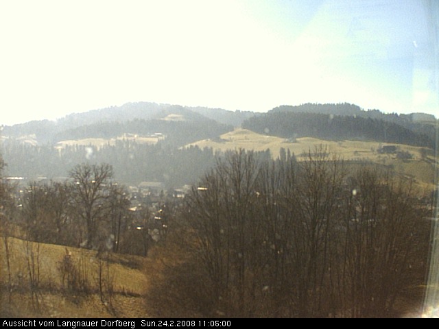 Webcam-Bild: Aussicht vom Dorfberg in Langnau 20080224-110500