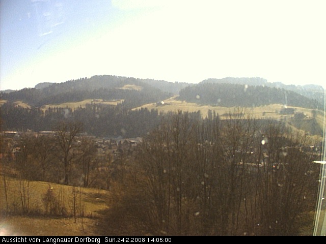 Webcam-Bild: Aussicht vom Dorfberg in Langnau 20080224-140500