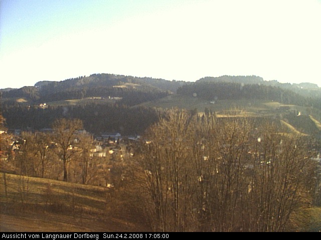 Webcam-Bild: Aussicht vom Dorfberg in Langnau 20080224-170500