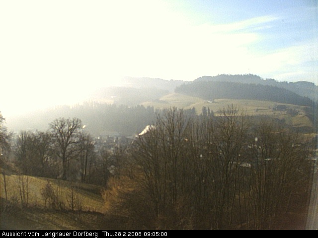 Webcam-Bild: Aussicht vom Dorfberg in Langnau 20080228-090500