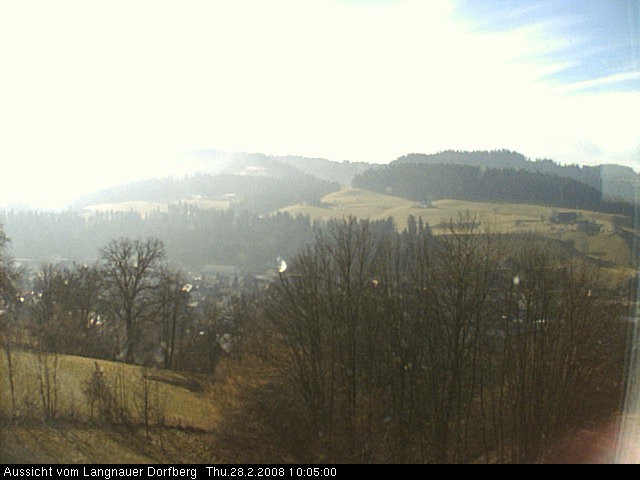 Webcam-Bild: Aussicht vom Dorfberg in Langnau 20080228-100500