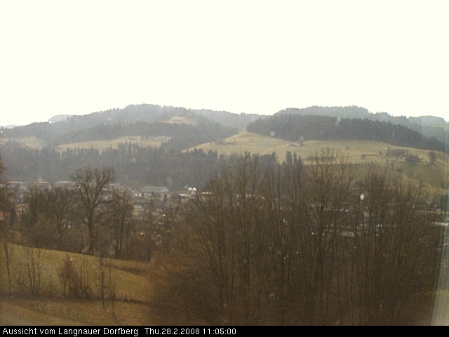 Webcam-Bild: Aussicht vom Dorfberg in Langnau 20080228-110500