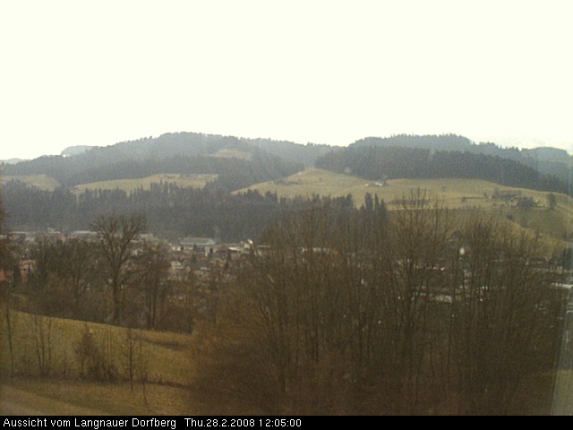 Webcam-Bild: Aussicht vom Dorfberg in Langnau 20080228-120500