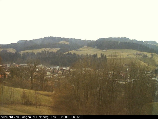 Webcam-Bild: Aussicht vom Dorfberg in Langnau 20080228-160500