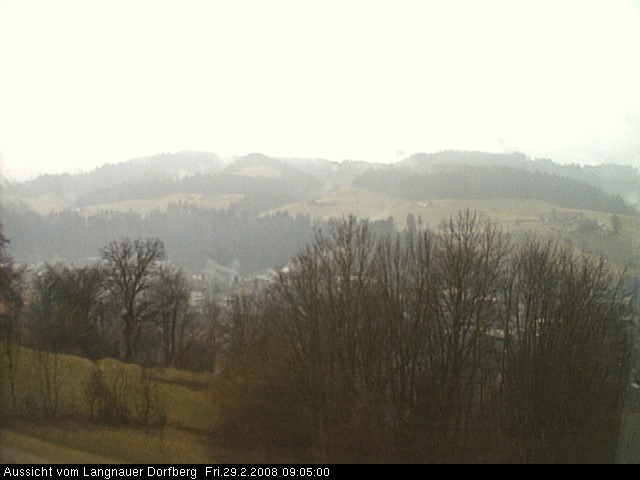 Webcam-Bild: Aussicht vom Dorfberg in Langnau 20080229-090500