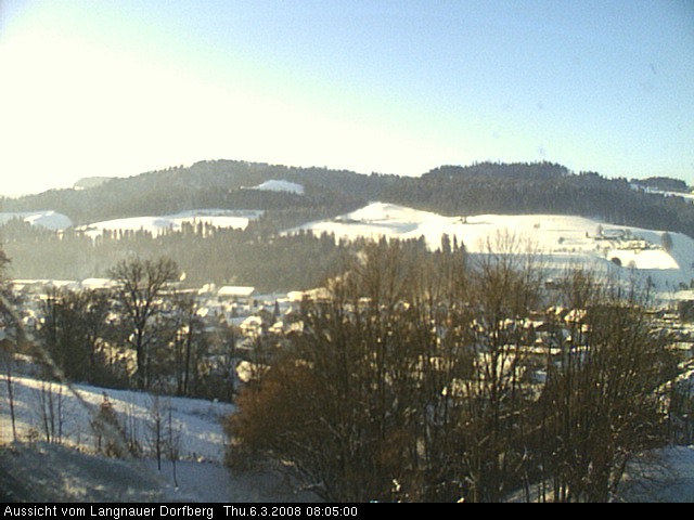 Webcam-Bild: Aussicht vom Dorfberg in Langnau 20080306-080500
