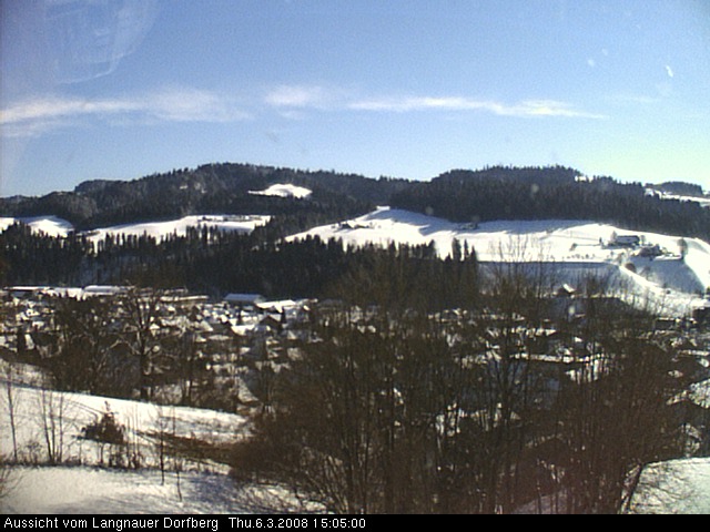 Webcam-Bild: Aussicht vom Dorfberg in Langnau 20080306-150500