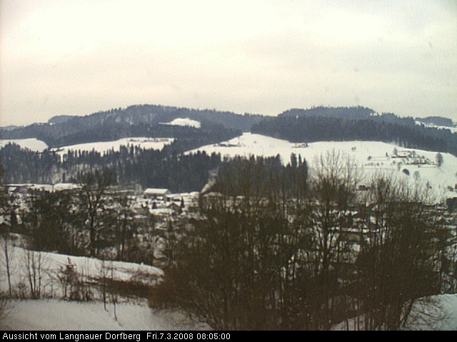 Webcam-Bild: Aussicht vom Dorfberg in Langnau 20080307-080500