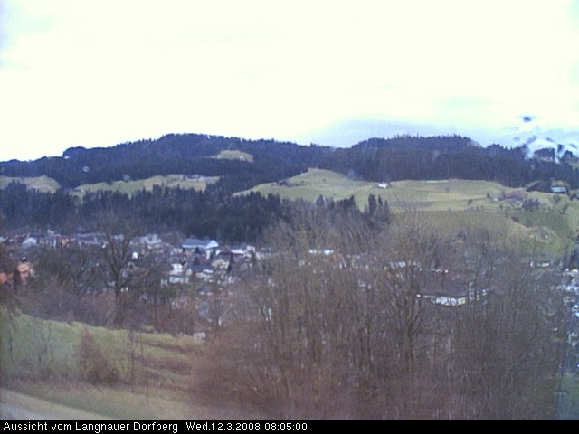 Webcam-Bild: Aussicht vom Dorfberg in Langnau 20080312-080500