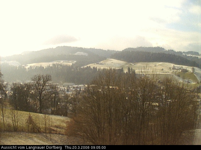 Webcam-Bild: Aussicht vom Dorfberg in Langnau 20080320-090500