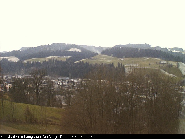Webcam-Bild: Aussicht vom Dorfberg in Langnau 20080320-100500