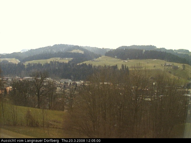 Webcam-Bild: Aussicht vom Dorfberg in Langnau 20080320-120500