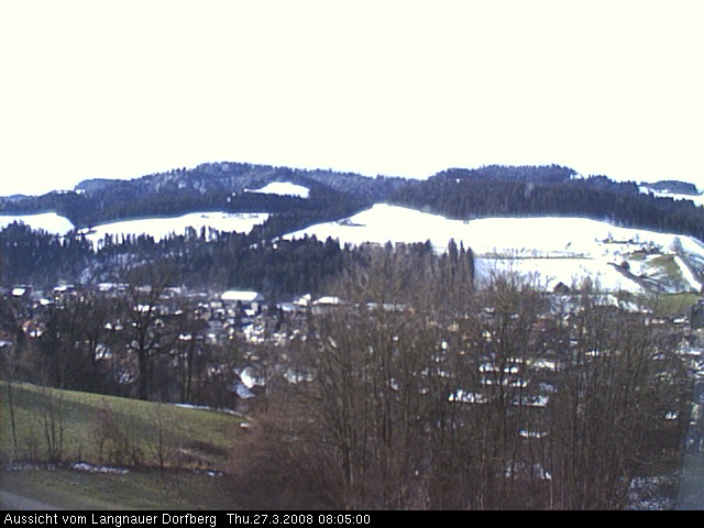 Webcam-Bild: Aussicht vom Dorfberg in Langnau 20080327-080500