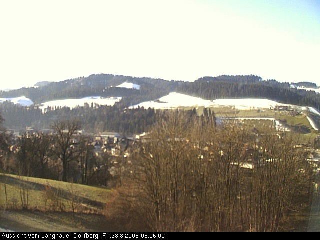 Webcam-Bild: Aussicht vom Dorfberg in Langnau 20080328-080500