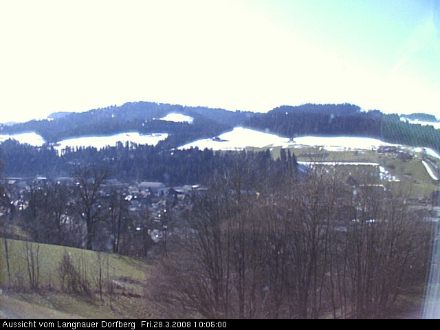 Webcam-Bild: Aussicht vom Dorfberg in Langnau 20080328-100500