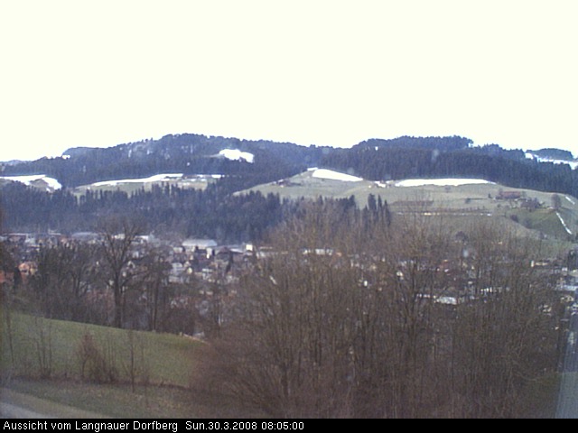Webcam-Bild: Aussicht vom Dorfberg in Langnau 20080330-080500