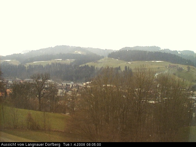 Webcam-Bild: Aussicht vom Dorfberg in Langnau 20080401-080500
