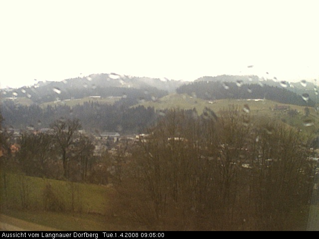 Webcam-Bild: Aussicht vom Dorfberg in Langnau 20080401-090500