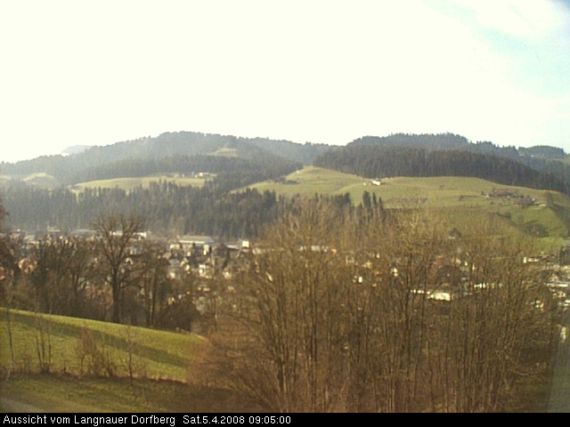 Webcam-Bild: Aussicht vom Dorfberg in Langnau 20080405-090500