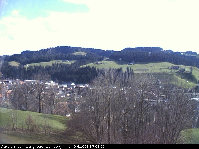 Webcam-Bild: Aussicht vom Dorfberg in Langnau 20080410-170500