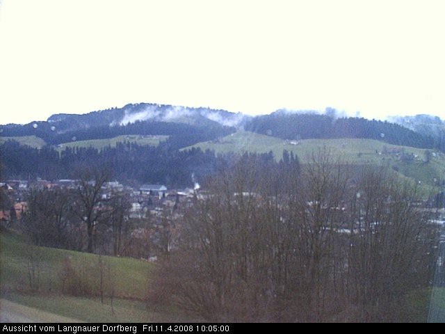 Webcam-Bild: Aussicht vom Dorfberg in Langnau 20080411-100500