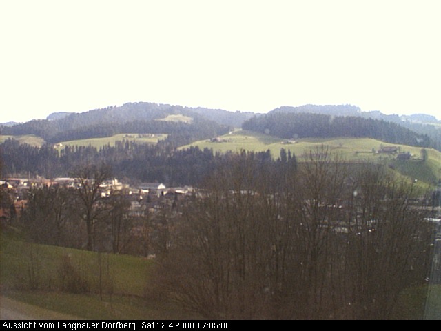 Webcam-Bild: Aussicht vom Dorfberg in Langnau 20080412-170500
