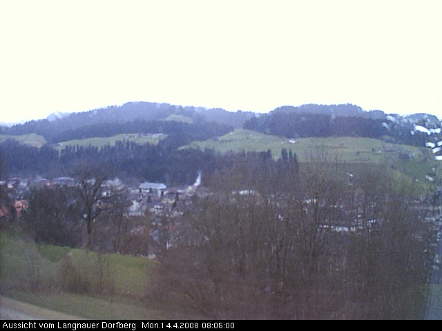 Webcam-Bild: Aussicht vom Dorfberg in Langnau 20080414-080500