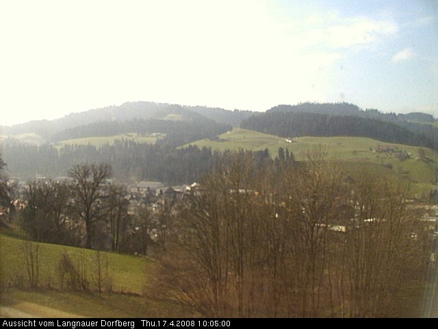 Webcam-Bild: Aussicht vom Dorfberg in Langnau 20080417-100500