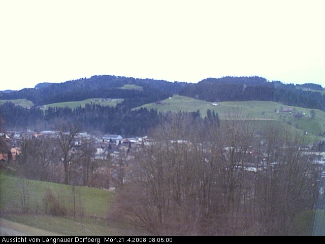 Webcam-Bild: Aussicht vom Dorfberg in Langnau 20080421-080500