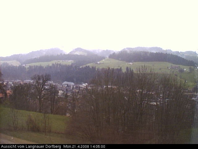 Webcam-Bild: Aussicht vom Dorfberg in Langnau 20080421-140500