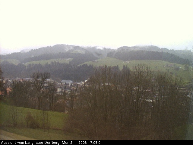 Webcam-Bild: Aussicht vom Dorfberg in Langnau 20080421-170500