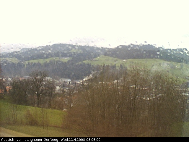 Webcam-Bild: Aussicht vom Dorfberg in Langnau 20080423-080500