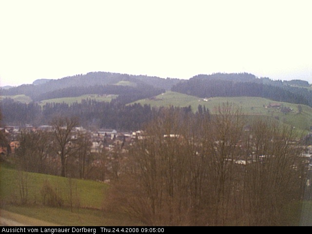 Webcam-Bild: Aussicht vom Dorfberg in Langnau 20080424-090500