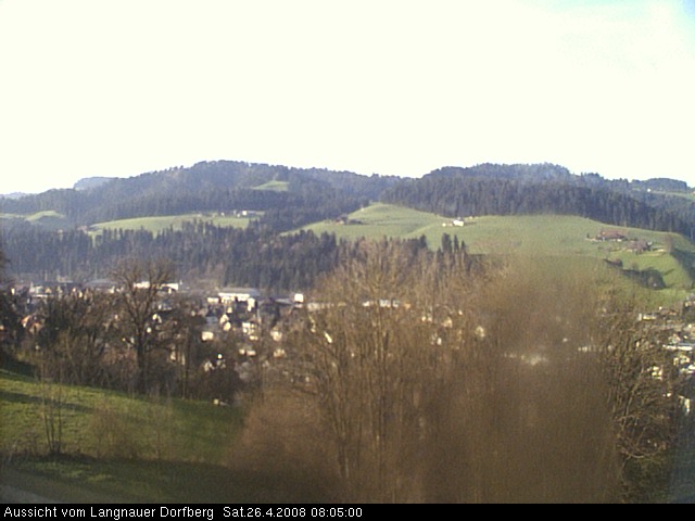 Webcam-Bild: Aussicht vom Dorfberg in Langnau 20080426-080500