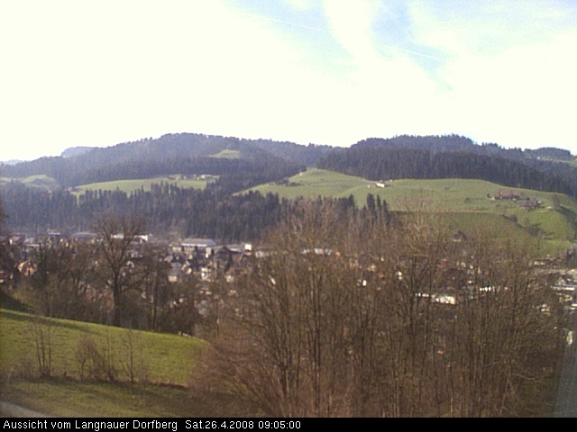 Webcam-Bild: Aussicht vom Dorfberg in Langnau 20080426-090500
