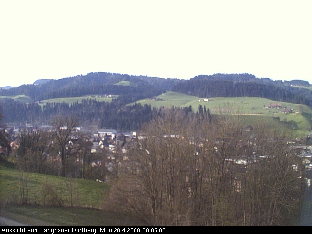 Webcam-Bild: Aussicht vom Dorfberg in Langnau 20080428-080500
