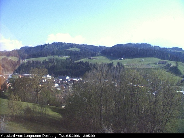 Webcam-Bild: Aussicht vom Dorfberg in Langnau 20080506-180500