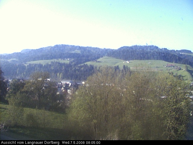 Webcam-Bild: Aussicht vom Dorfberg in Langnau 20080507-080500